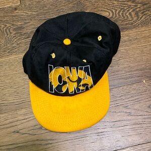 Vintage Iowa Hawkeyes #1 Apparel Adjustable Hat